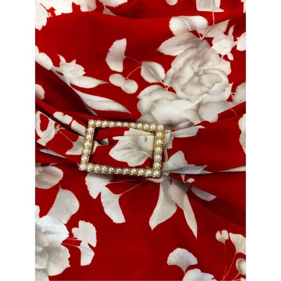 L'Agence Women's Rouge Lisa Ikebana Plunge Floral One-Piece Swimsuit Sz XL NWOT - Picture 7 of 10